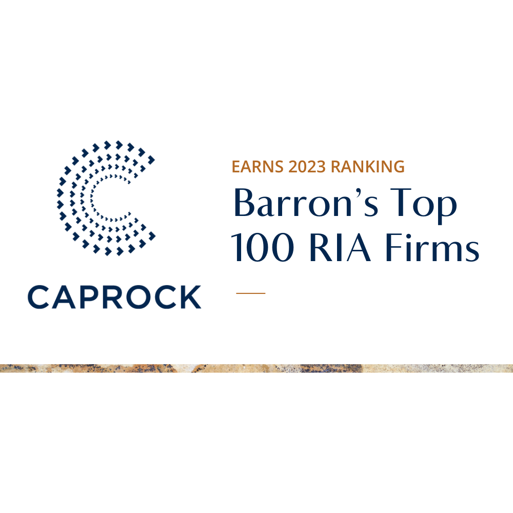 Caprock Earns Ranking on Barron’s Top 100 RIA Firms List